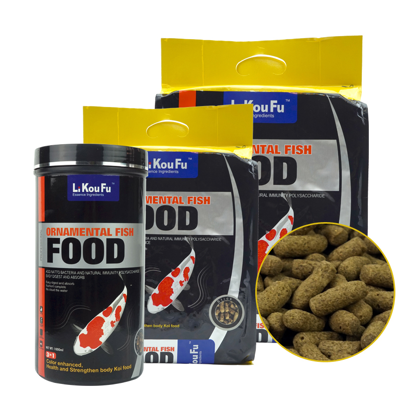 Taiwan's Lee gastronomy Koi Yang color Disease Increased body Triple feed 1000ML 1.5KG 5KGin the Pet/Pet food and supplies , Aqua World , Ornamental fish feed category - from Buy2taobao.com to provide professional Taobao agent buy service