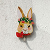 创意森系兔子木质墙饰钥匙，挂钩玄关门后门口壁挂，衣帽钩墙上装饰品