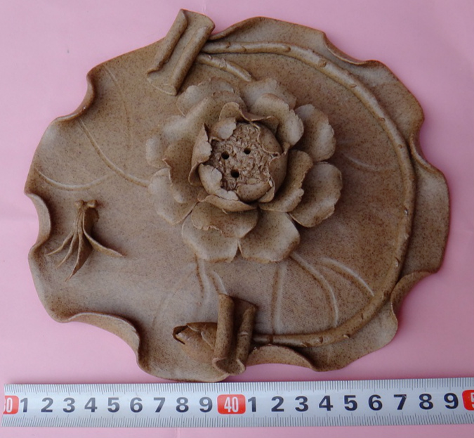 Clay Simple Lotus Xiangjian Incense burner Aromatherapy incense holder rose Peony Player Arts and Craftsin the Home accessories , Vaporizer category - from Buy2taobao.com to provide professional Taobao agent buy service