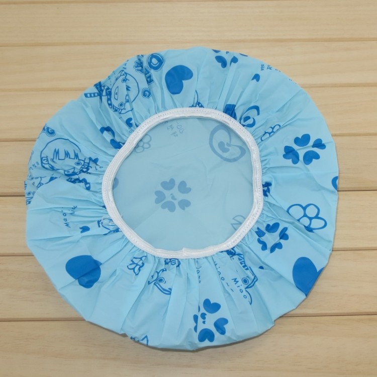 日式卡通浴帽 粉蓝两色 舒适保持发型 EVA环保浴帽(插卡)在类目 家庭/个人清洁工具, 个人洗护清洁用具, 浴帽中 - 来自Buy2taobao.com提供专业的淘宝代购服务