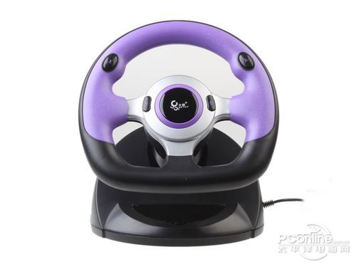 赛车方向盘游戏手柄儿童游戏方向盘 真 震动P