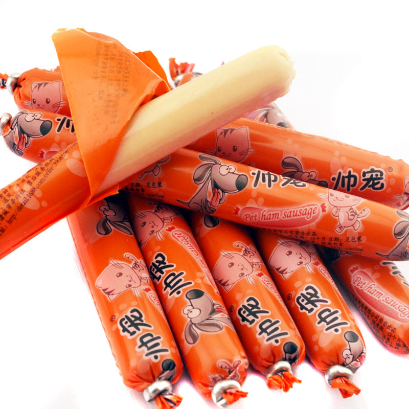 Chicken Sausage Pet snacks train 15g Teddy Golden Retriever Favorites Chicken sausage Training 1 packin the Pet/Pet food and supplies , Dog snacks category - from Buy2taobao.com to provide professional Taobao agent buy service