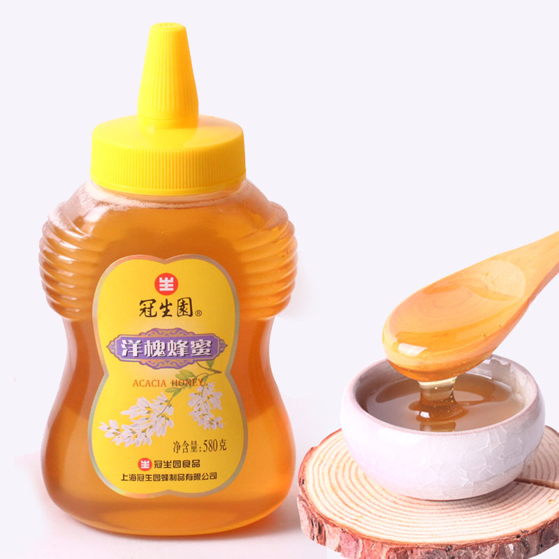 上海特产冠生园蜂蜜洋槐蜂蜜580g瓶装土蜂蜜冲调饮品包邮在类目 传统滋补营养品, 蜂蜜中 - 来自Buy2taobao.com提供专业的淘宝代购服务