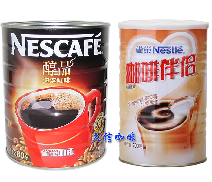 包邮 雀巢纯咖啡500g醇品罐装+700g伴侣 花一样钱买两样超值在类目 咖啡/麦片/冲饮, 速溶咖啡/咖啡豆/粉, 速溶咖啡中 - 来自Buy2taobao.com提供专业的淘宝代购服务