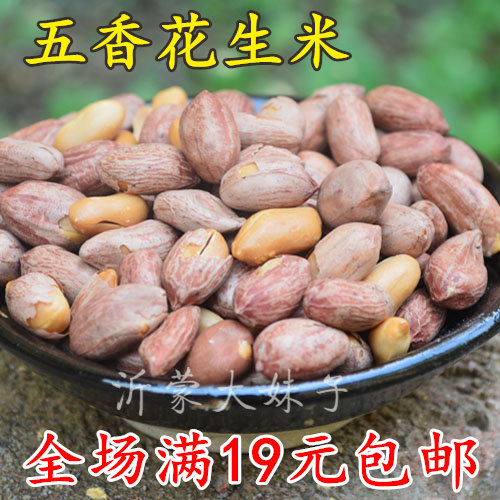 山东特产五香花生米 红皮的观音土炒花生 酒鬼花生250g满包邮