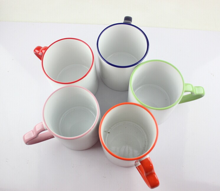 热转印耗材 爱心边彩杯 涂层白杯 心形把色口杯 心把边彩杯在类目 个性定制/设计服务/DIY, 日用/装饰定制, 杯子定制, 马克杯中 - 来自Buy2taobao.com提供专业的淘宝代购服务