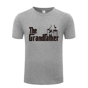 外贸男式短袖T恤 THE Grandfather 恶搞搞笑创意 父亲节礼物