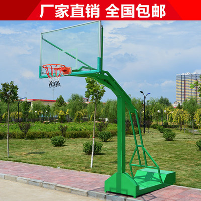 篮球架户外篮球架室外标准成人移动篮球架学校比赛用专业固定直销