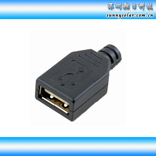 USB插头 DIY接头 接插件 USB焊接头/接线头/带外壳/母头在类目 3C数码配件, 电子元器件市场, 电子元件, 连接器中 - 来自Buy2taobao.com提供专业的淘宝代购服务