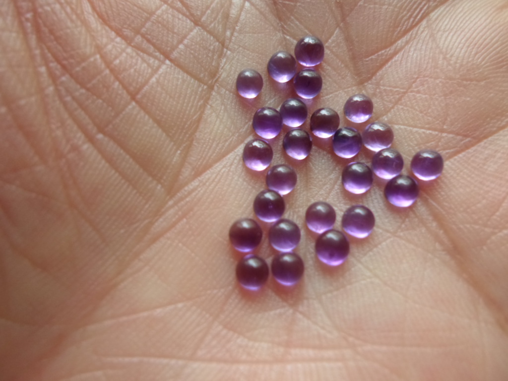 Sell natural Amethyst without wearing make-up Loose Small garden 3*3 Set Ring Earrings Each Ain the Jewelry/Diamond/Jade/Gold , Colored stones/Precious stones , Other category - from Buy2taobao.com to provide professional Taobao agent buy service
