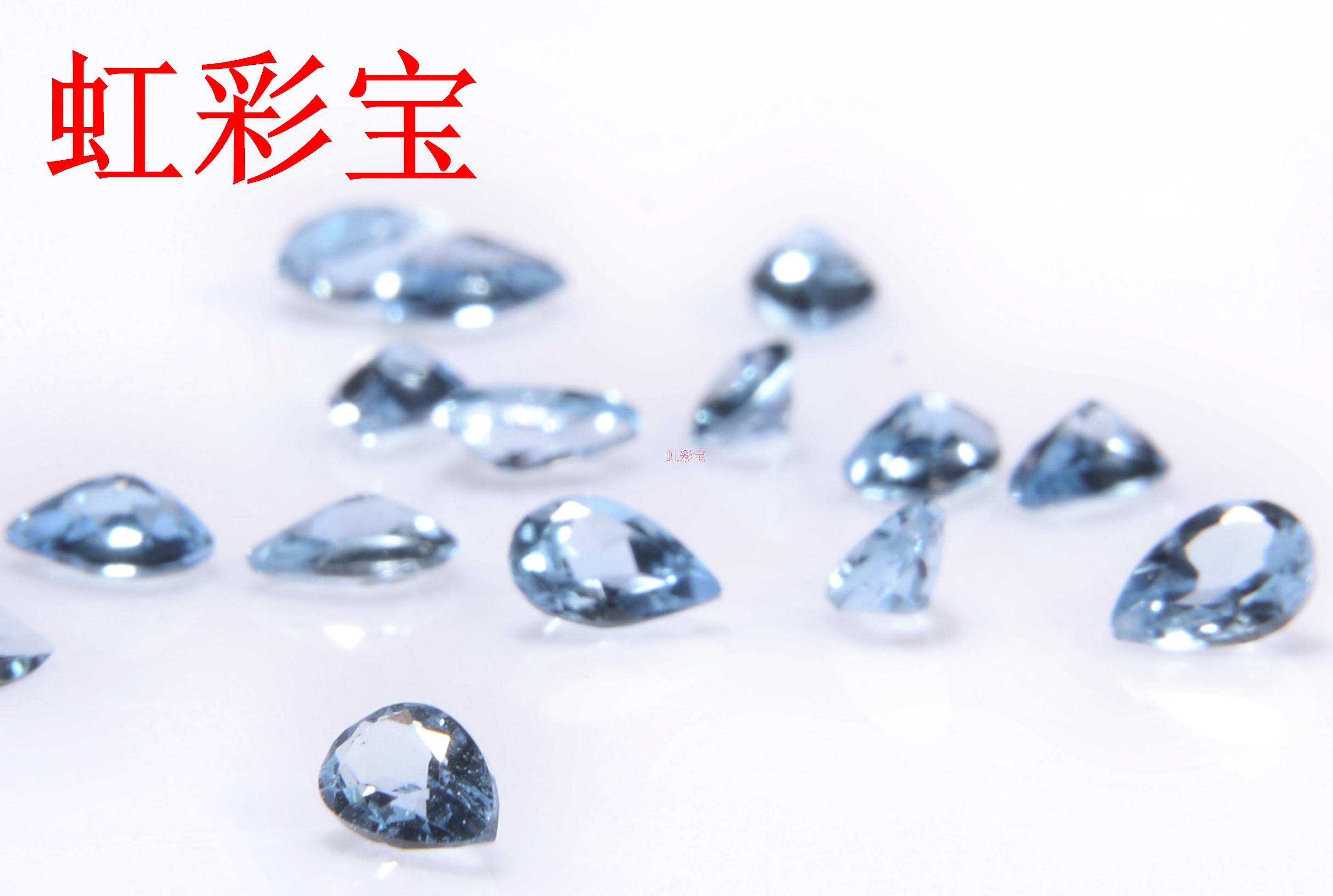 梨形水滴形刻面瑞士蓝托帕石裸石戒面主石配石全净满火巴西产6*4|msdalam kategori barang kemas/berlian/Emerald/emas, batu-batu berwarna/batu permata, lain - dari Buy2taobao.com untuk memberikan perkhidmatan ejen Taobao profesional membeli