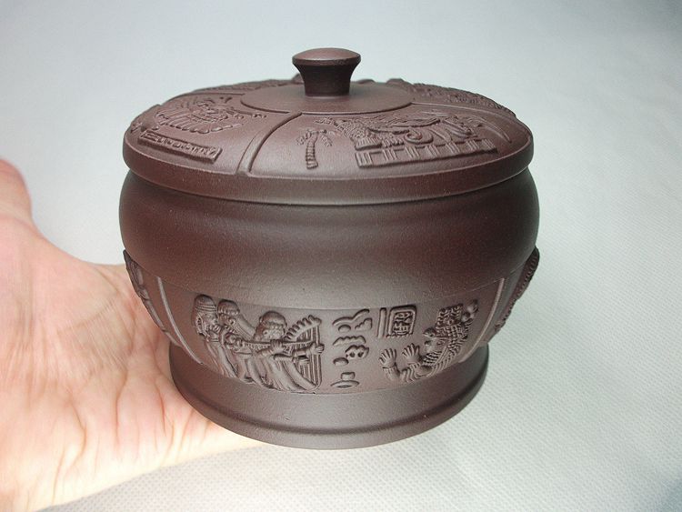 醒茶利器/埃及风情/紫砂茶叶罐存茶罐储物收纳罐/宜兴紫砂罐/特价|ruв категории посуда, чайный сервиз, чайница - от Buy2taobao.com для оказания профессиональной услуги покупки агента Taobao