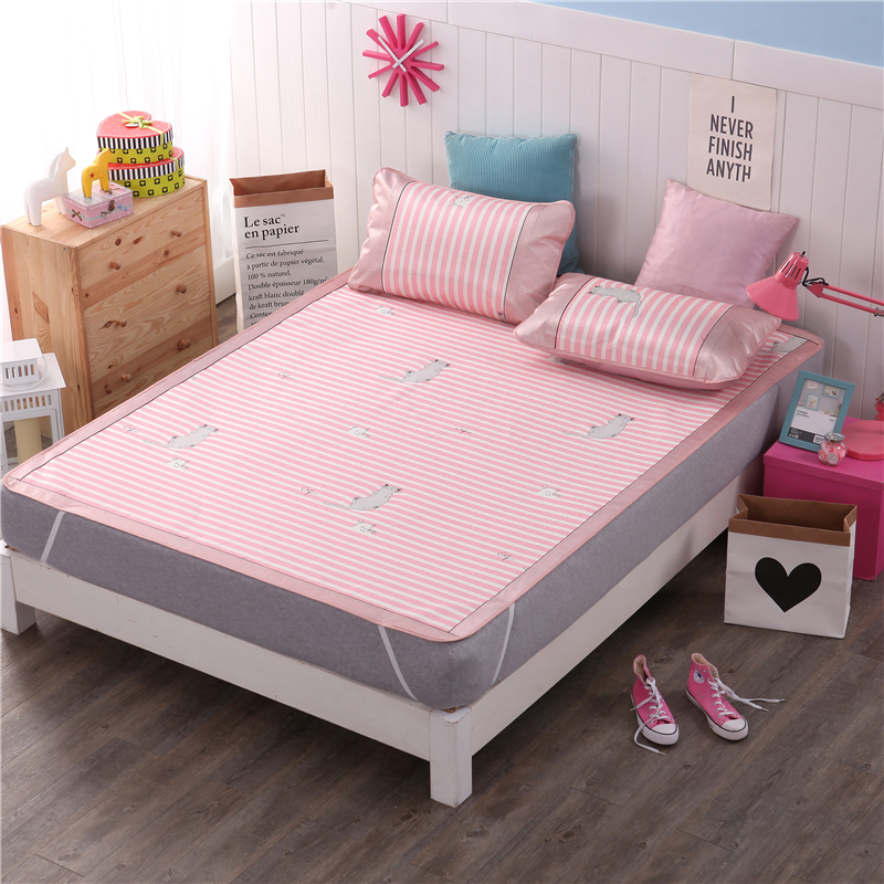Shu body Cartoon Borneol summer sleeping mat Three 1.8 Bed Folding Printing 1.5 rice 1.2m Single Double studentin the Bedclothes , Mat/Mats/Rattan seats/Straw mat/Leather seats category - from Buy2taobao.com to provide professional Taobao agent buy service
