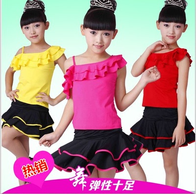 标题优化:六一儿童舞蹈服 夏女童芭蕾舞裙幼儿民族演出服装考级练功服短袖