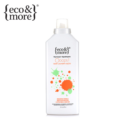 eco&amp;more 喜悦宝贝洗衣液1L 婴儿专用无香配方 低敏 宝宝洗衣专用