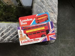英国londonbus伦敦双层巴士，合金双层巴士模型老货收藏