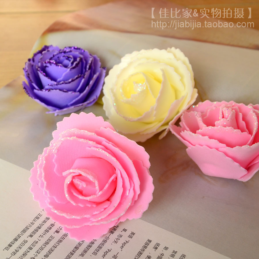 批發仿真花 pe玫瑰花朵 婚慶泡沫金粉花頭 4 6cm DIY材料道具在類目 鮮花速遞/花卉仿真/綠植園藝, 仿真花/綠植/蔬果成品(新), 仿真花中 - 來自Buy2taobao.com提供專業的淘寶代購服務