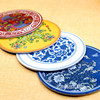 故宫创意餐垫桌垫杯垫，碗垫盘垫隔热垫圆形，防水耐热盘子中国风