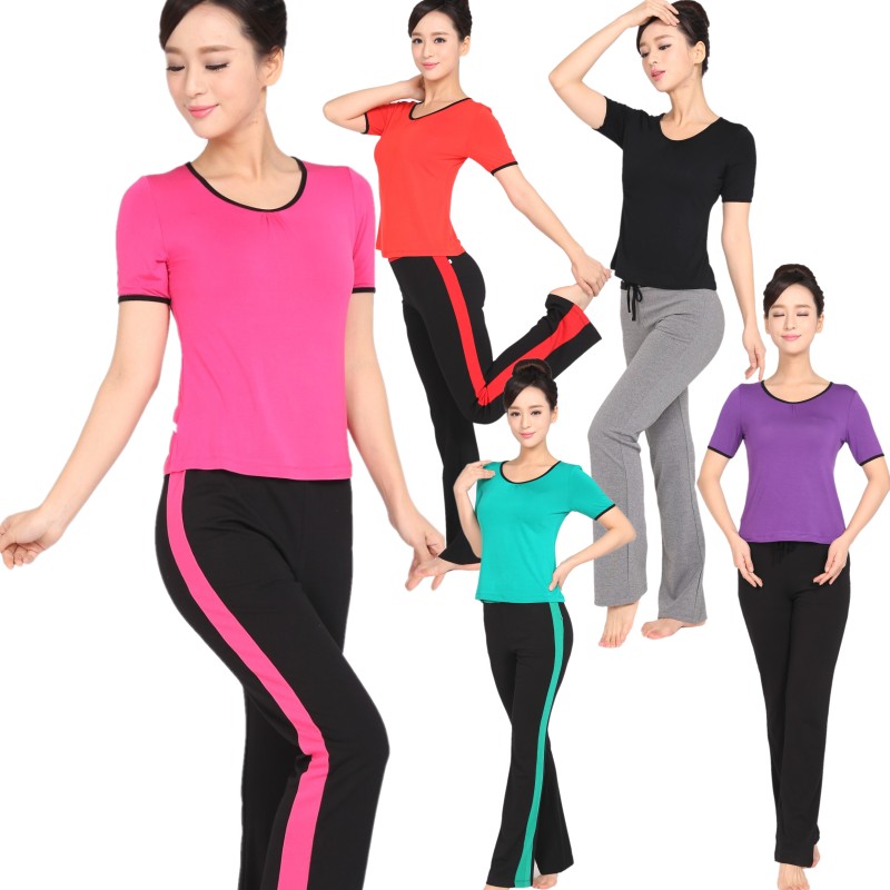 健身夏季新款 舞蹈服装练功服 拉丁舞练习服装 广场舞圆领女套装在类目 运动/瑜伽/健身/球迷用品, 舞蹈/健美操/体操, 广场舞, 广场舞套装中 - 来自Buy2taobao.com提供专业的淘宝代购服务