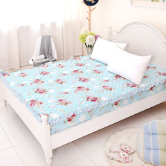 公主圆床床上用品 双层裙边圆床罩花边款被套