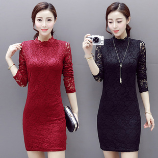 打底衫高领女薄款长款