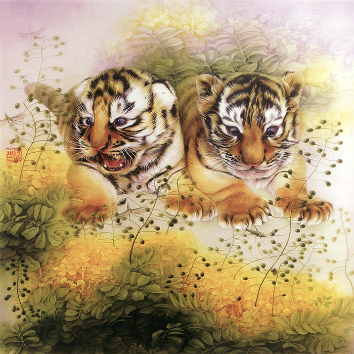 Suzhou embroidery DIY Beginner Kit Two tigers introduction Embroidery Suzhou embroidery manual self-taught Kit Embroidery Shu embroidery currencyin the Home Fabric , Embroidery Kit , Embroidery category - from Buy2taobao.com to provide professional Taobao agent buy service