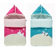 出口法国外贸婴儿纯棉抱被新生儿抱袋宝宝信封式推车睡袋方便实用