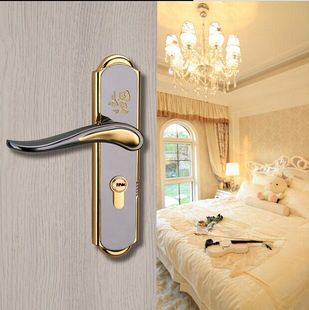 欧式门锁 室内卧室房门锁 卫生间执手锁具木门锁套装压把手锁