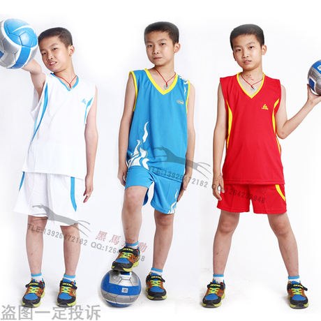 批发幼儿园篮球衣儿童篮球服套装小学生运动服