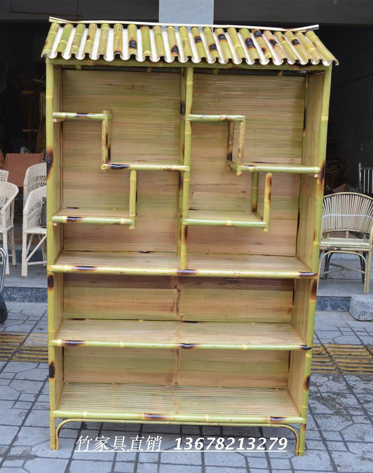 手工竹家具 竹制酒架 展示架 货架 博古架 置物架 收银台后台架在类目 住宅家具, 架类, 多宝格/博古架中 - 来自Buy2taobao.com提供专业的淘宝代购服务