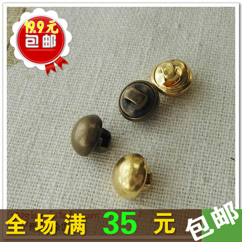 Mushroom button Button shirt/Shirt Button Imitation bronze&golden pocket Metal button 0.9 centimeterin the Accessories/Leather belt/Hat/Muffler , Other Accessories category - from Buy2taobao.com to provide professional Taobao agent buy service