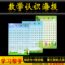 上下架计划:小孩儿童学习认数字1到100覆膜海报图纸壁纸挂图字画防水可粘贴