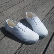 国途青岛环球白球鞋(白球鞋)女小白，鞋帆布男白网鞋系带，白布鞋(白布鞋)体操鞋