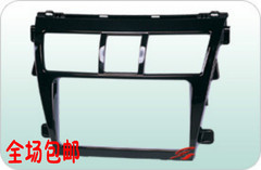 丰田威驰黑10-13 音响主机改装面板/车载DVD导航面框/中控配件