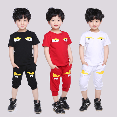 童装2016新款男童夏套装儿童运动外套中小童