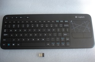  罗技无线键盘 K400 +优联接收器 带触摸板