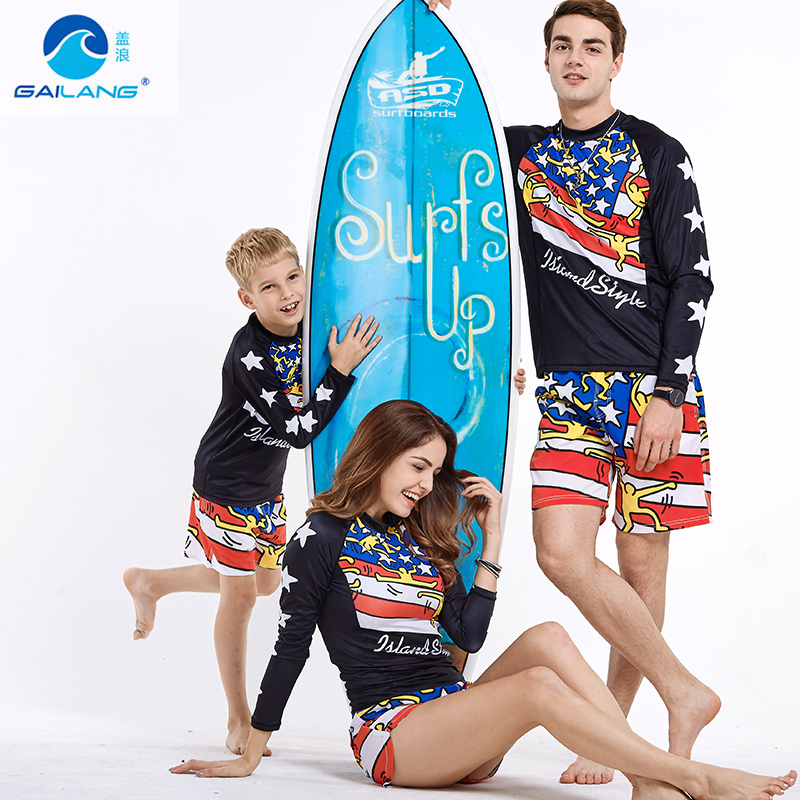 Cover waves Surfing Wet and dry Sunscreen Lovers money Quick drying Long sleeve Sunscreen T-shirt ventilation comfortable Swimming suitin the Sports/Yoga/Fitness/Fans supplies , Swim , Parent Family Pack category - from Buy2taobao.com to provide professional Taobao agent buy service