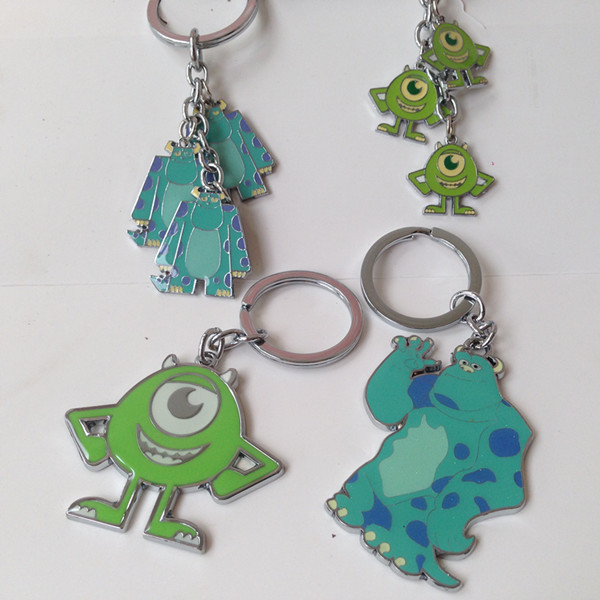 Monsters, Inc. Simple eye Doll Metal Key ring Sullivan Mike Pendant Key buckle Bag hangingin the Accessories/Leather belt/Hat/Muffler , Shoes and bags/Belt Accessories , Bag Accessories , Keychain category - from Buy2taobao.com to provide professional Taobao agent buy service
