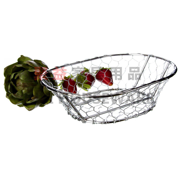 manual weave wire basket Iron fruit basket bread Cookies biscuit Baking A snack Fried snack basketin the Tableware , Tableware , Fruit bowl/Fruit plate/Hamper category - from Buy2taobao.com to provide professional Taobao agent buy service