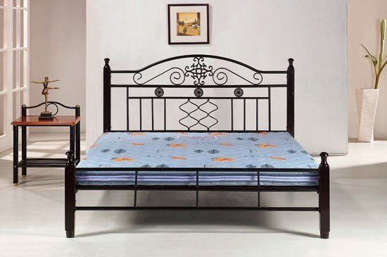European-style iron bed Tieyi bed single bed Double bed Steel wooden bed simple and easy Metal frame bed Dorm bed 1.5 rice 5502in the Residential furniture , Beds , Iron/Steel wooden bed category - from Buy2taobao.com to provide professional Taobao agent buy service