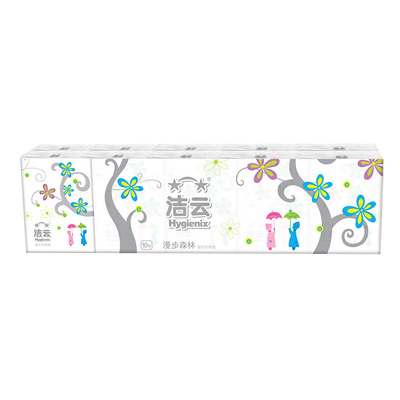 【天猫超市】洁云纸巾 漫步森林迷你手帕纸巾10包 面巾纸 餐巾纸