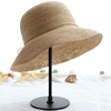 特细出游拉菲草帽女夏季海边大檐沙滩，帽防紫外线遮阳渔夫帽可折叠