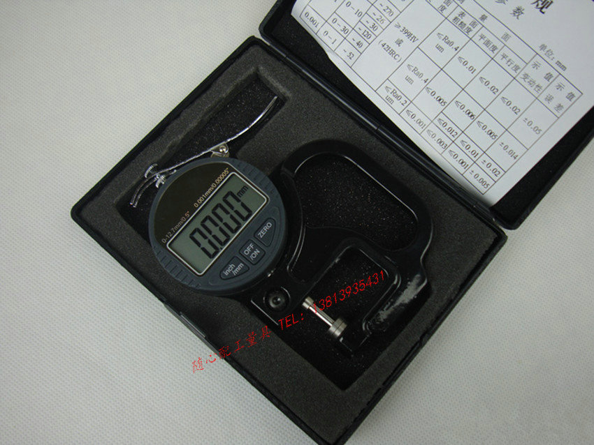 數顯千分測厚規0-10-12.7mm 精度0.001 測厚儀 電子數顯測厚表在類目 五金/工具, 儀器儀表, 測厚儀中 - 來自Buy2taobao.com提供專業的淘寶代購服務