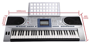 美科电子琴61键MK900标准键盘成人儿童多功能力度教学电钢琴
