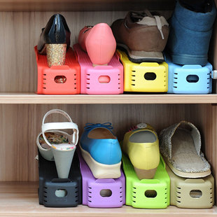 一体式鞋架置物架客厅鞋柜整理架家居收纳鞋托创意，鞋子收纳架10只