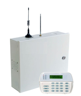 pa-108g有线无线兼容gsm固话双网报警主机工程，固话手机卡报警器
