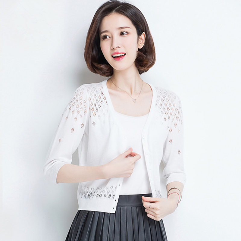Borneol knitting summer Thin section air conditioner Outside the ride Shawl Sunscreen Cardigan skirt Little coatin the Women's clothing/Boutique , Wool sweater category - from Buy2taobao.com to provide professional Taobao agent buy service
