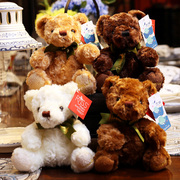 小号泰迪熊20厘米小熊公仔，小号毛绒玩具抓机娃娃婚庆抛洒娃娃