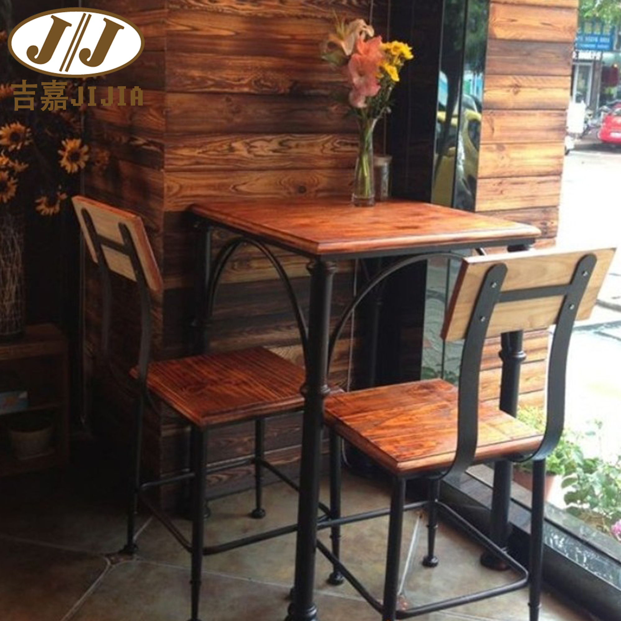 деревянные стулья столы для кафе