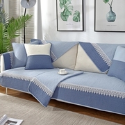 高档北欧简约沙发垫，四季通用布艺时尚防滑坐垫，现代冬季皮沙发